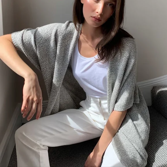 Aritzia Community Iconic Cape Knit Cardigan - Picture 2 of 9